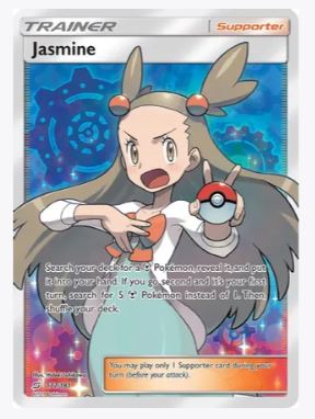 Jasmine (Full Art) SM - Team Up # 177/181 - Sweets and Geeks