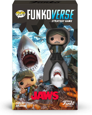 Funko Pop Funkoverse Strategy Game: Jaws - #100 - 2-Pack (Item #46069) - Sweets and Geeks