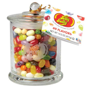 Jelly Belly 49 Flavor Glass Jar 14.5oz - Sweets and Geeks