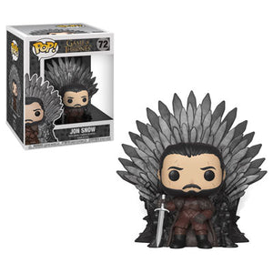 Funko Pop: Game of Thrones - Jon Snow (Iron Throne) (6 inch) #72 - Sweets and Geeks