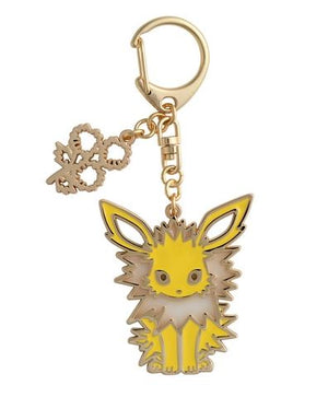 Jolteon Japanese Pokémon Center Eevee Collection Metal Keychain - Sweets and Geeks