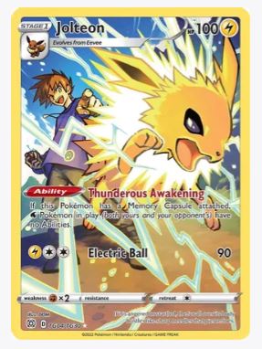 Jolteon SWSH09: Brilliant Stars Trainer Gallery # TG04/TG30 - Sweets and Geeks