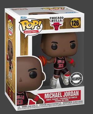 Funko Pop! Basketball: Chicago Bulls - Michael Jordan (Black Pinstripes) (Foot Locker) #126 - Sweets and Geeks