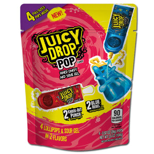 Juicy Drop Pop 4 Count Bag - Sweets and Geeks