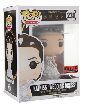 Funko Pop Movies: The Hunger Games - Katniss "Wedding Dress" (Hot Topic Pre-Release Exclusive) #230 - Sweets and Geeks
