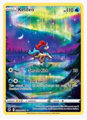 Keldeo Crown Zenith: Galarian Gallery # GG07/GG70 - Sweets and Geeks