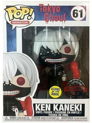 Funko Pop! Animation: Tokyo Ghoul - Ken Kaneki (Glow in the Dark) (Special Edition) #61 - Sweets and Geeks