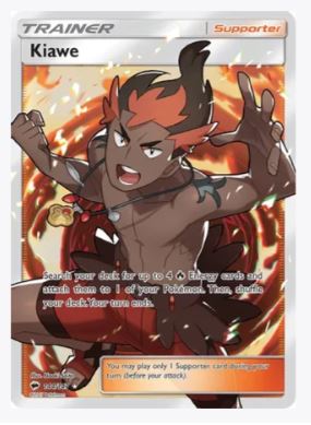 Kiawe (Full Art) SM - Burning Shadows # 144/147 - Sweets and Geeks