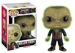 Funko Pop Heroes: Suicide Squad - Killer Croc (Glow in Dark) Barnes & Noble Exclusive #102 - Sweets and Geeks