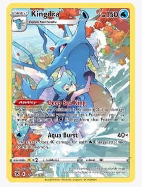Kingdra SWSH10: Astral Radiance Trainer Gallery # TG03/TG30 Sweets and Geeks Kingdra SWSH10: Astral Radiance Trainer Gallery # TG03/TG30 Sweets and Geeks