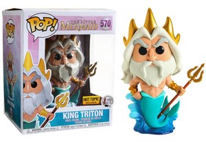 Funko Pop Disney: The Little Mermaid - King Triton (Hot Topic Exclusive) #570 - Sweets and Geeks