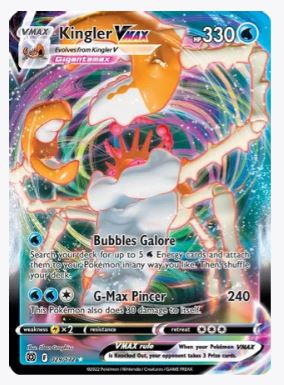 Kingler VMAX SWSH09: Brilliant Stars # 029/172 - Sweets and Geeks