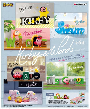 Re-ment Kirby & Words Pack - Sweets and Geeks