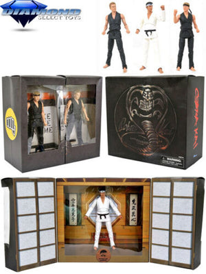 Diamond Select Cobra Kai Dojo Deluxe Exclusive Action Figure Box Set - Sweets and Geeks