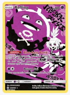 Koffing (Secret) SM - Cosmic Eclipse # 243/236 - Sweets and Geeks