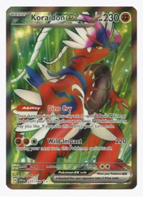 Koraidon ex (Full Art) SV01: Scarlet & Violet Base Set #231/198 - Sweets and Geeks