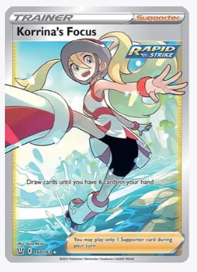 Korrina's Focus (Full Art) SWSH05: Battle Styles # 160/163 - Sweets and Geeks
