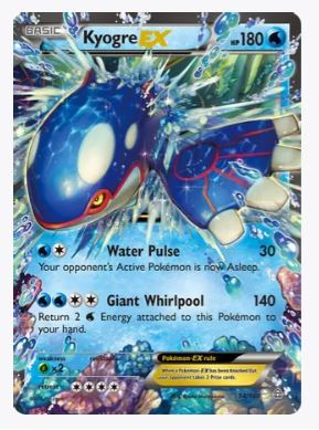 Kyogre EX XY - Primal Clash # 54/160 - Sweets and Geeks
