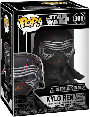 Funko Pop Star Wars: Rise of the Skywalker - Kylo Ren #308 (Lights & Sound) (Item #44599) - Sweets and Geeks