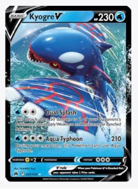 Kyogre V Crown Zenith # 037/159 Sweets and Geeks Kyogre V Crown Zenith # 037/159 Sweets and Geeks