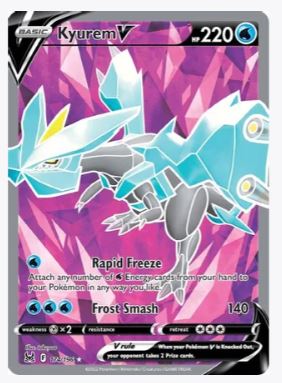 Kyurem V (Full Art) SWSH11: Lost Origin # 174/196 - Sweets and Geeks