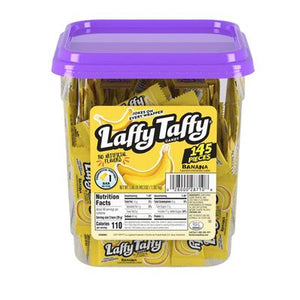 Laffy Taffy Chews 145ct - Banana - Sweets and Geeks