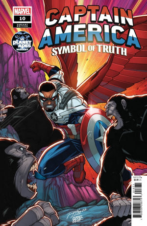 Captain America: Symbol of Truth #10 (Lim Planet Of The Apes Variant) - Sweets and Geeks