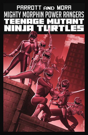 Mighty Morphin Power Rangers / Teenage Mutant Ninja Turtles II #1 (Cover G Bernardo TMNT Homage Variant) - Sweets and Geeks