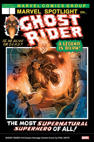 Ghost Rider #10 (Noto Classic Homage Variant) - Sweets and Geeks