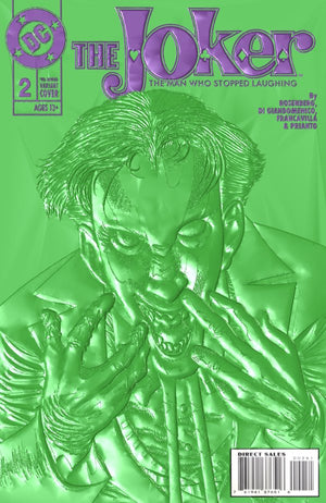 The Joker: The Man Who Stopped Laughing #2 (Kelley Jones '90s Cover Month Foil Multi-Level Embossed Variant) - Sweets and Geeks