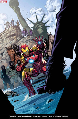 The Invincible Iron Man #3 (Manna Planet of the Apes Variant) - Sweets and Geeks