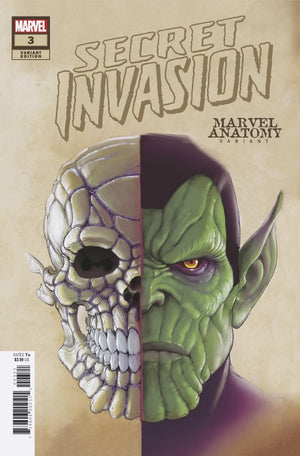 Secret Invasion #3 (Marvel Anatomy Lobe Variant) - Sweets and Geeks