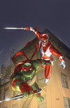 Mighty Morphin Power Rangers / Teenage Mutant Ninja Turtles II #1 (Cover T Unlockable Clark Variant) - Sweets and Geeks