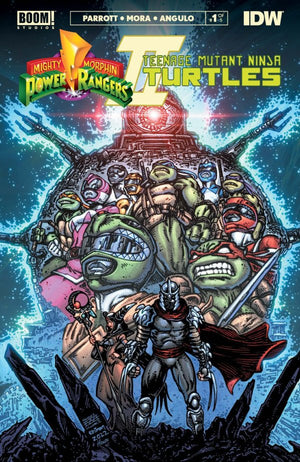 Mighty Morphin Power Rangers / Teenage Mutant Ninja Turtles II #1 (Cover F Eastman & Williams II Variant) - Sweets and Geeks