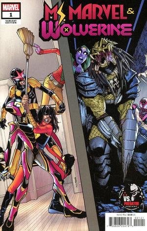 Ms. Marvel & Wolverine #1 (Ramos Predator Variant) - Sweets and Geeks
