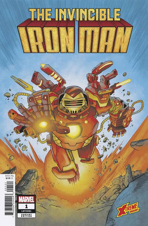 Invincible Iron Man #1 (Shalvey X-Treme Marvel Variant) - Sweets and Geeks