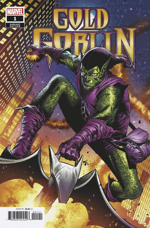 Gold Goblin #1 (Checchetto Green Goblin Variant) - Sweets and Geeks