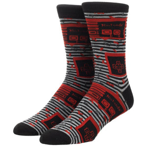 Nintendo Controller All Over Print Crew Sock - Sweets and Geeks