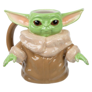 Star Wars The Mandalorian Grogu 20 oz. Sculpted Ceramic Mug - Sweets and Geeks