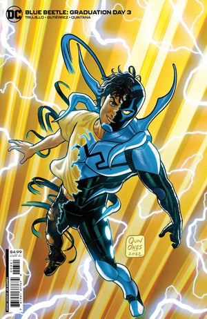 Blue Beetle: Graduation Day #3 (Joe Quinones Card Stock Variant) - Sweets and Geeks