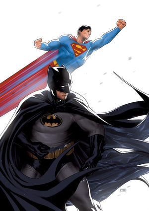 Batman / Superman: World's Finest #8 (Taurin Clarke Card Stock Variant) - Sweets and Geeks