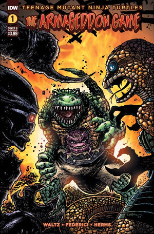 Teenage Mutant Ninja Turtles: The Armageddon Game #1 (Cover B Eastman) - Sweets and Geeks