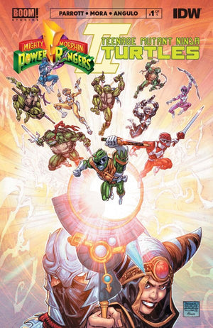 Mighty Morphin Power Rangers / Teenage Mutant Ninja Turtles II #1 (Cover K Williams II Deluxe Edition Variant) - Sweets and Geeks