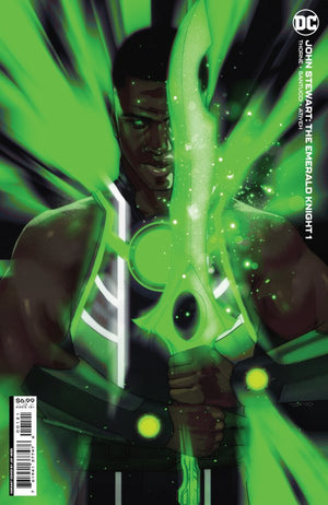 John Stewart: The Emerald Knight #1 (Hero Card Stock Variant) - Sweets and Geeks