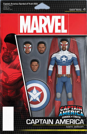 Captain America: Symbol of Truth #3 (Christopher Action Figure Variant) - Sweets and Geeks