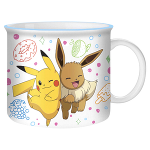 Pokemon Sweets Time 20oz Camper Ceramic Mug - Sweets and Geeks