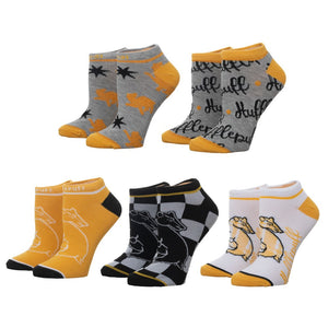 Harry Potter Hufflepuff 5 Pair Ankle Pack - Sweets and Geeks