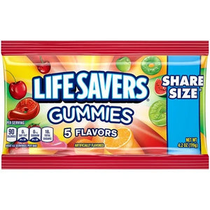Lifesavers Gummies 5 Flavor 4.2 oz - Sweets and Geeks