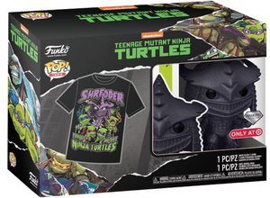 Funko Pop! Tees: Teenage Mutant Ninja Turtles - Diamond Super Shredder POP & Tee (L) - Sweets and Geeks