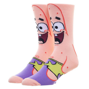Spongebob Patrick 360 Charcter Crew Sock - Sweets and Geeks